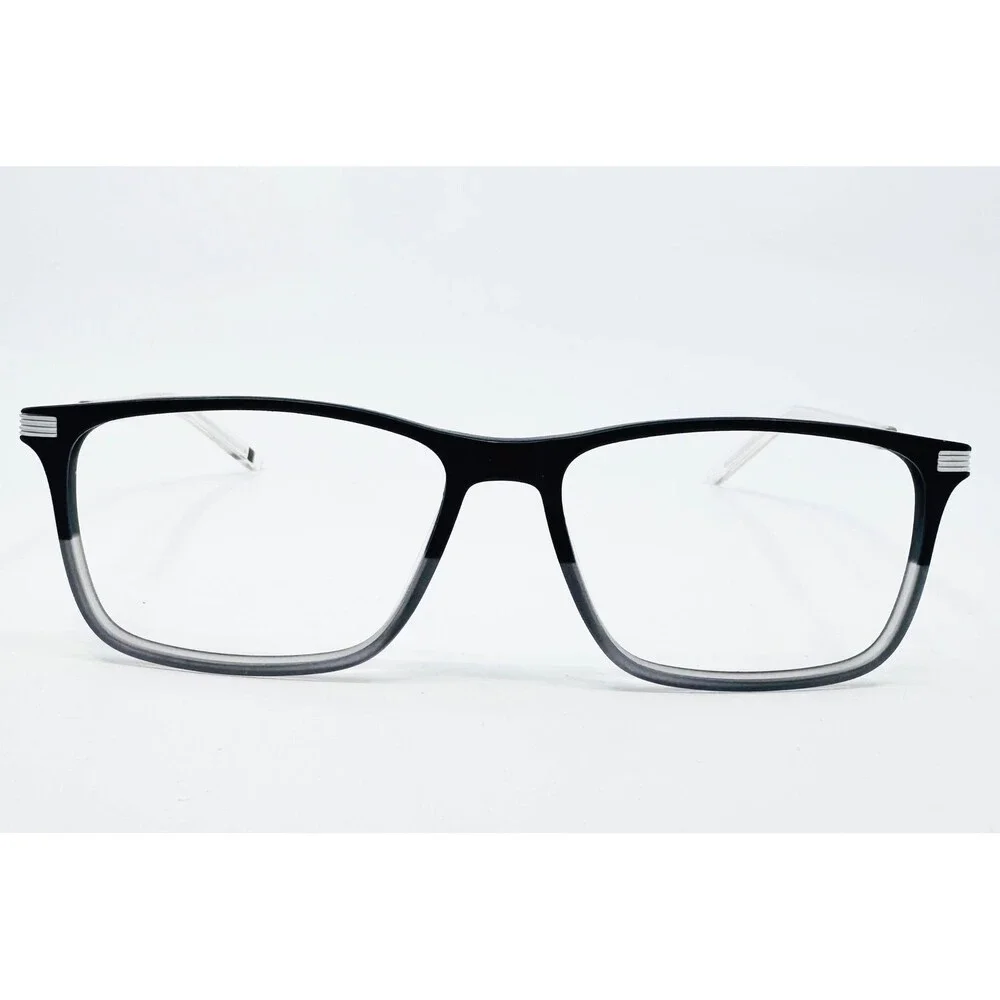 Shaquille O'Neal Eyeglasses Frames Mens Black Grey Ombre Square 177Z 55-17-145